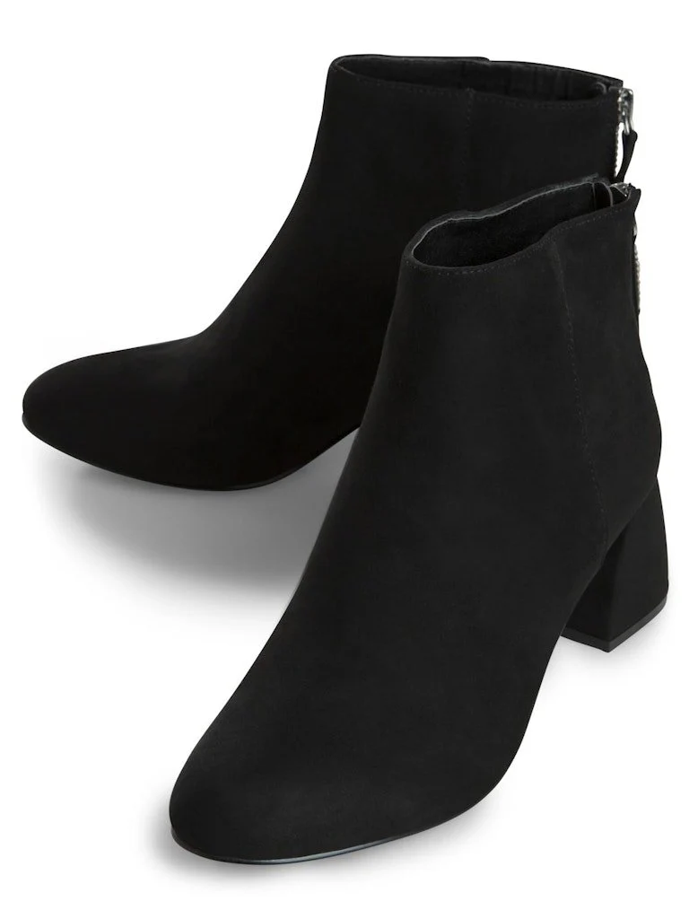 Pieces Stiefeletten schwarz