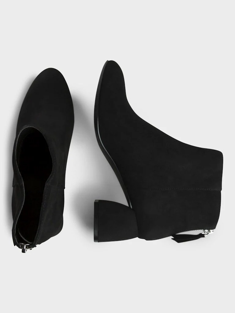 Pieces Stiefeletten schwarz