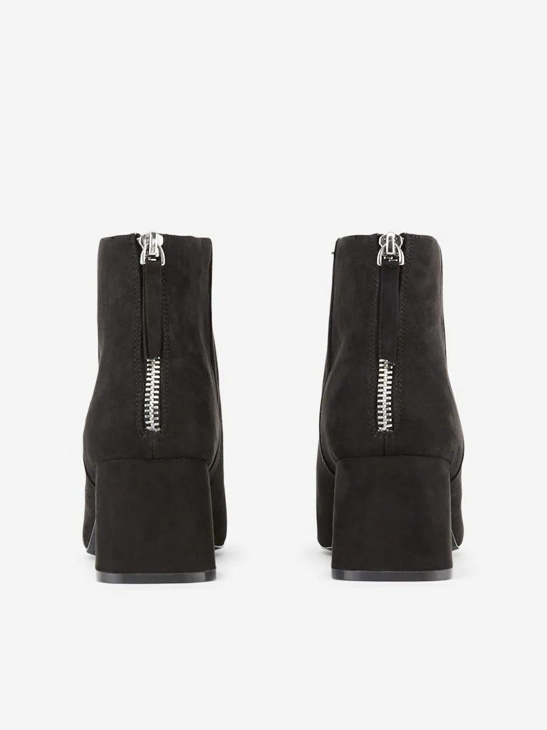 Pieces Stiefeletten schwarz