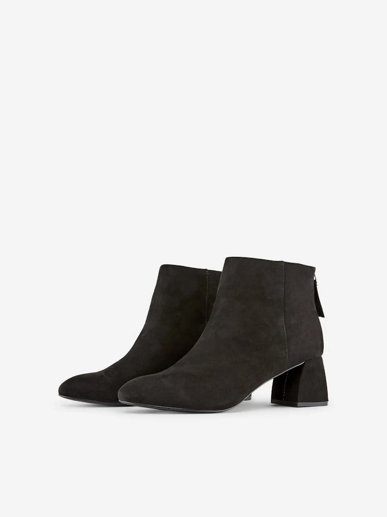 Pieces Stiefeletten schwarz