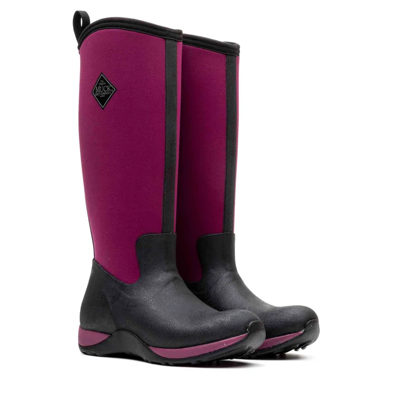 Damen Arctic Adventure Stiefel | Black/Maroon