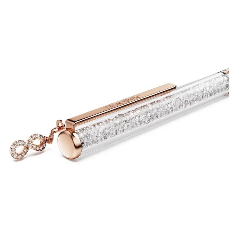 Swarovski Crystalline Kugelschreiber Unisex Unendlichkeit Rosa 5728731