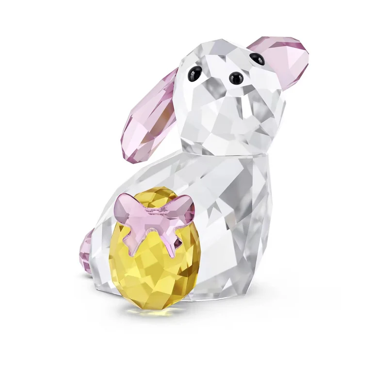 Swarovski Kristallfigur Idyllia Häschen und Ei rosa 5748249