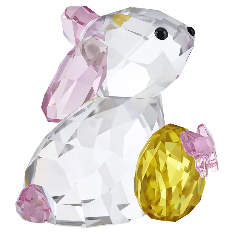 Swarovski Kristallfigur Idyllia Häschen und Ei rosa 5748249