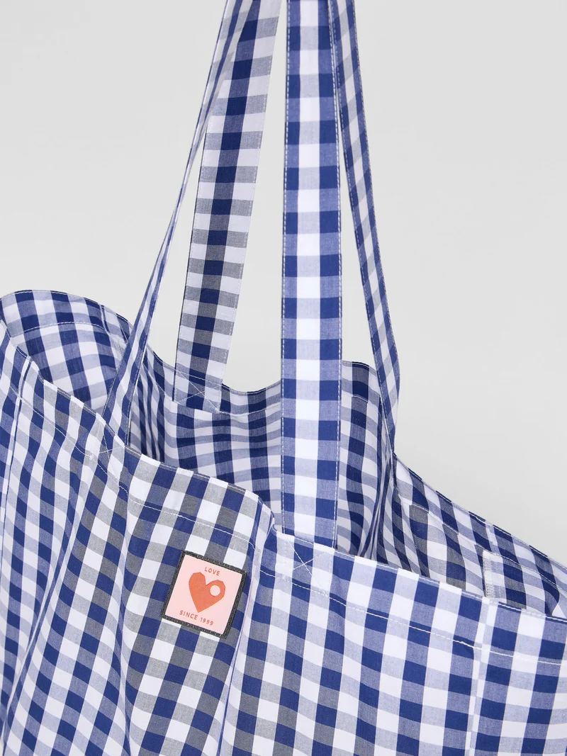 Vichy-Karo Tasche (GOTS)