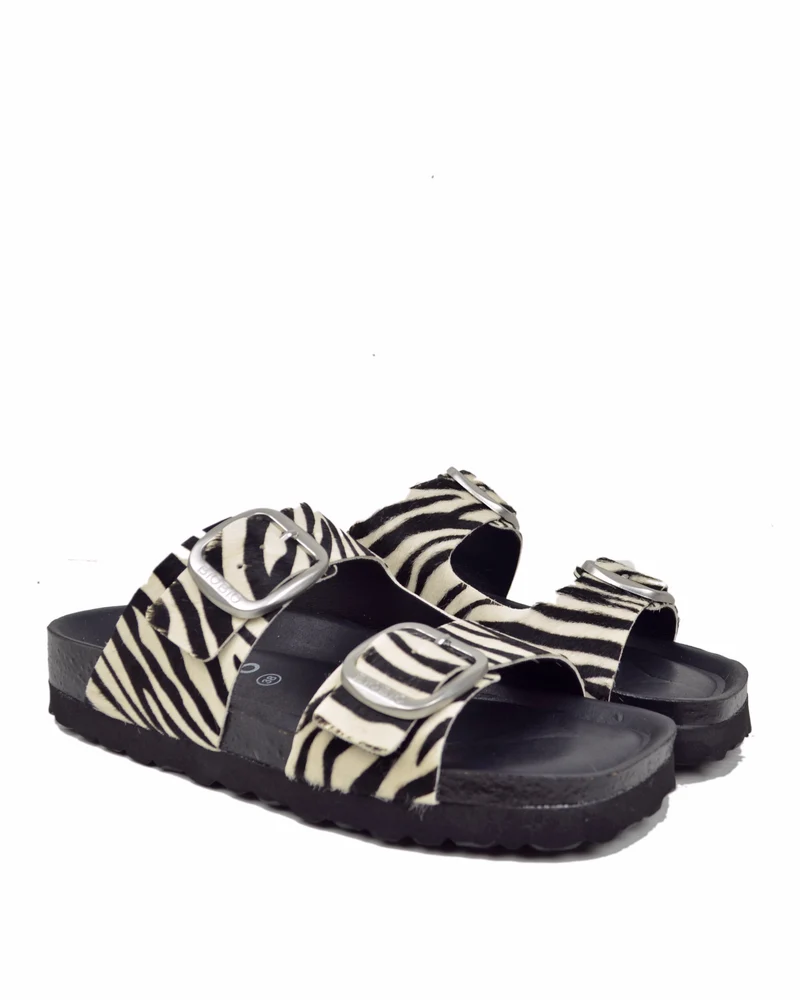 Ciabattone Leopardate Cavallino Anatomiche Animalier Zebrate