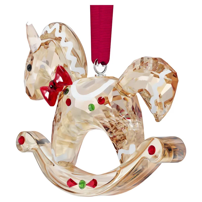 Swarovski Holiday Cheers Lebkuchen Schaukelpferd Ornament mehrfarbig 5627608