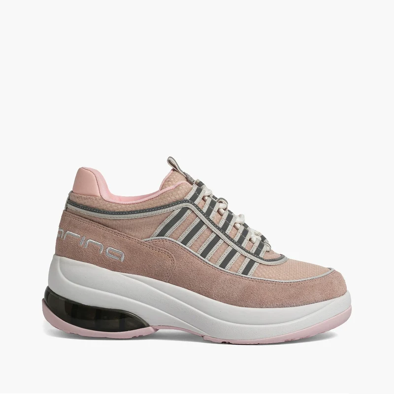 Fornarina Bubble Lacci Platform Zeppa UP PINK Originali stile anni 90