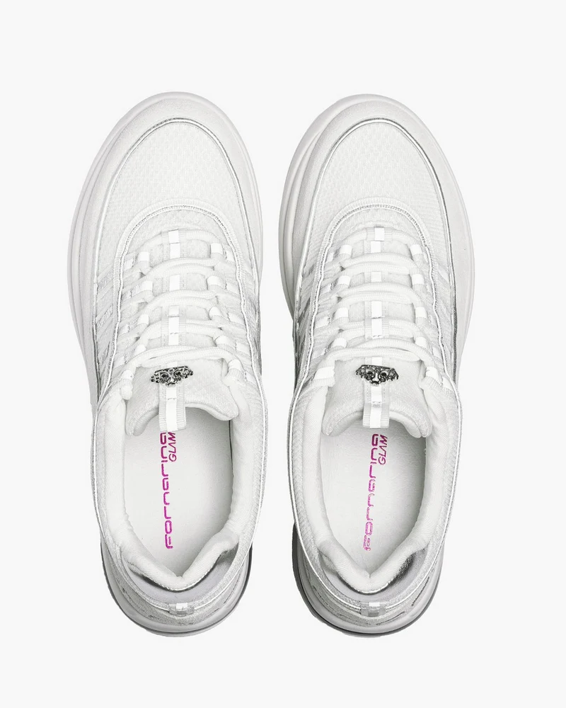 Fornarina Bubble Lacci Platform Zeppa UP WHITE Originali stile anni 90