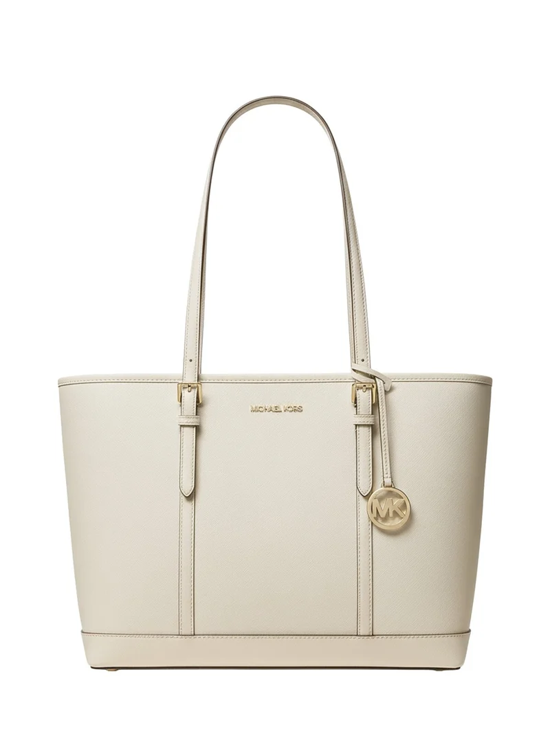 Michael Kors Tote Bag Damen Jet Set Travel Large LT Cream 35F0GTVT9L
