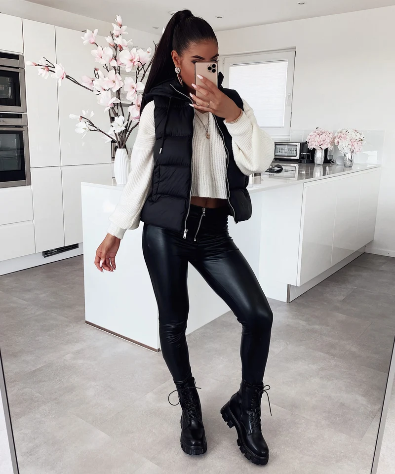 Kunstlederleggins Zoe