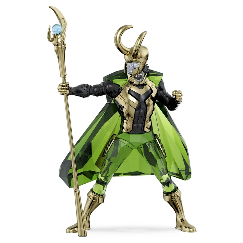 Swarovski Figur Unisex Marvel Loki Kristall Grün 5674467