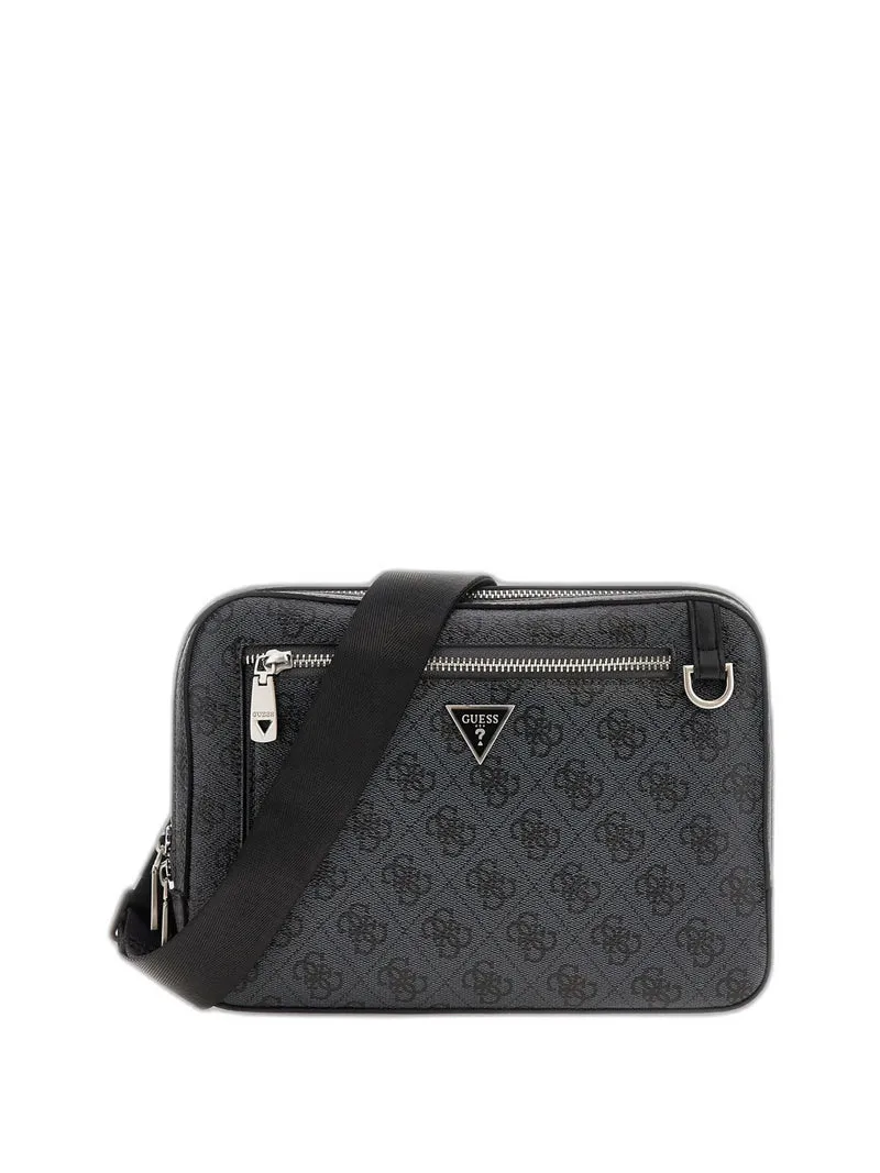 Guess Umhängetasche Herren Vezzola Eco Smart Blau HMEVZLP3398BLA