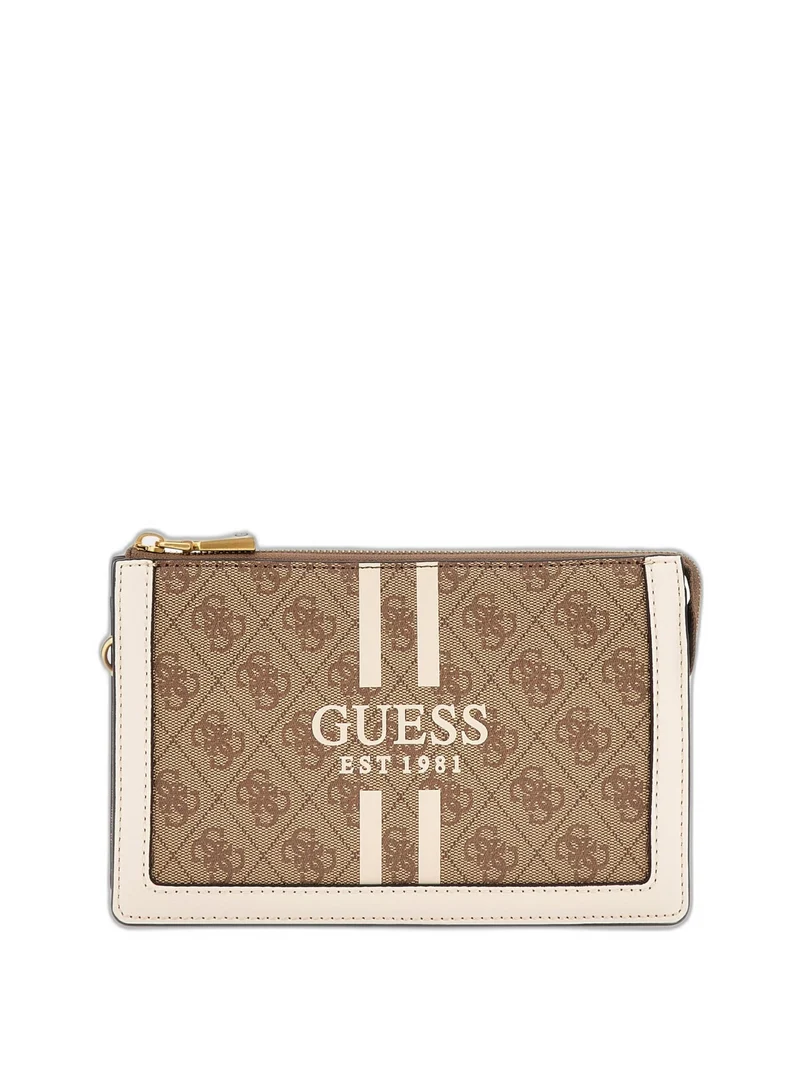 GUESS Damen Umhängetasche Noelle Braun HWSS8558730LTL