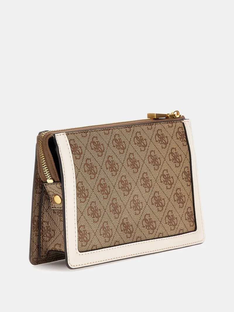 GUESS Damen Umhängetasche Noelle Braun HWSS8558730LTL