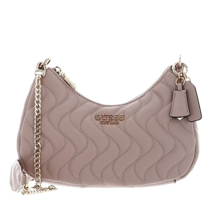 GUESS Damen Umhängetasche Eco Mai Top Zip Crossbody Rosewood HWEQG896912RWO
