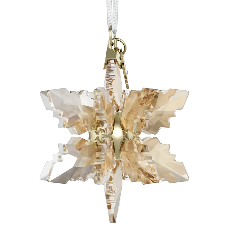 Swarovski Ornament Annual Edition Festive 3D 2024 Champagne/Goldfarben 5674348