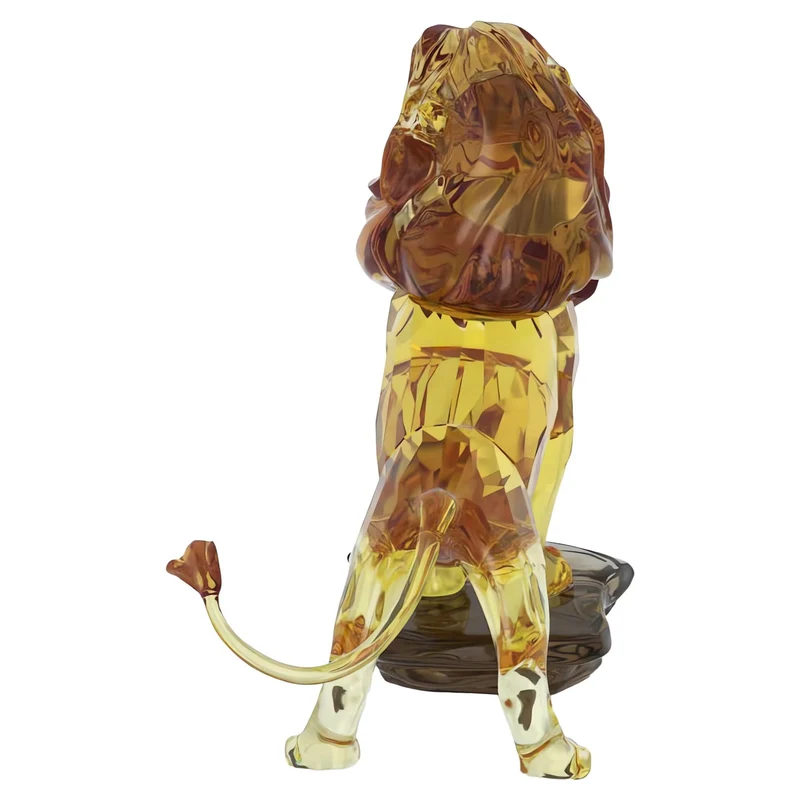 Swarovski Kristallfigur Mufasa „The Lion King“ Gelb, Braun 5680764