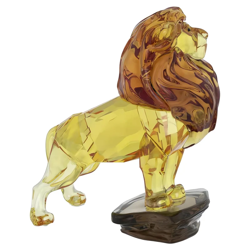 Swarovski Kristallfigur Mufasa „The Lion King“ Gelb, Braun 5680764