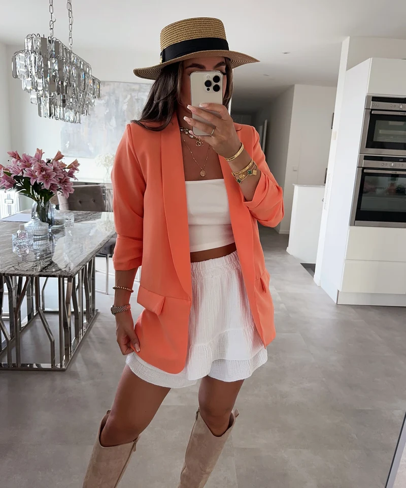 Blazer Mykonos Orange