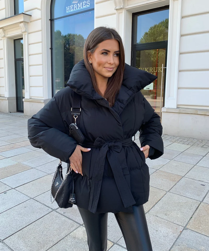 Jacke Kyleih Kurz Schwarz