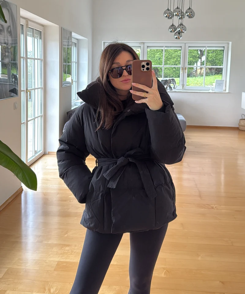 Jacke Kyleih Kurz Schwarz