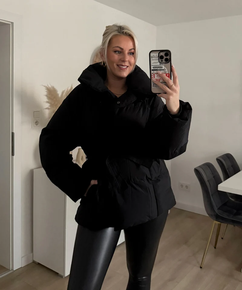 Jacke Kyleih Kurz Schwarz