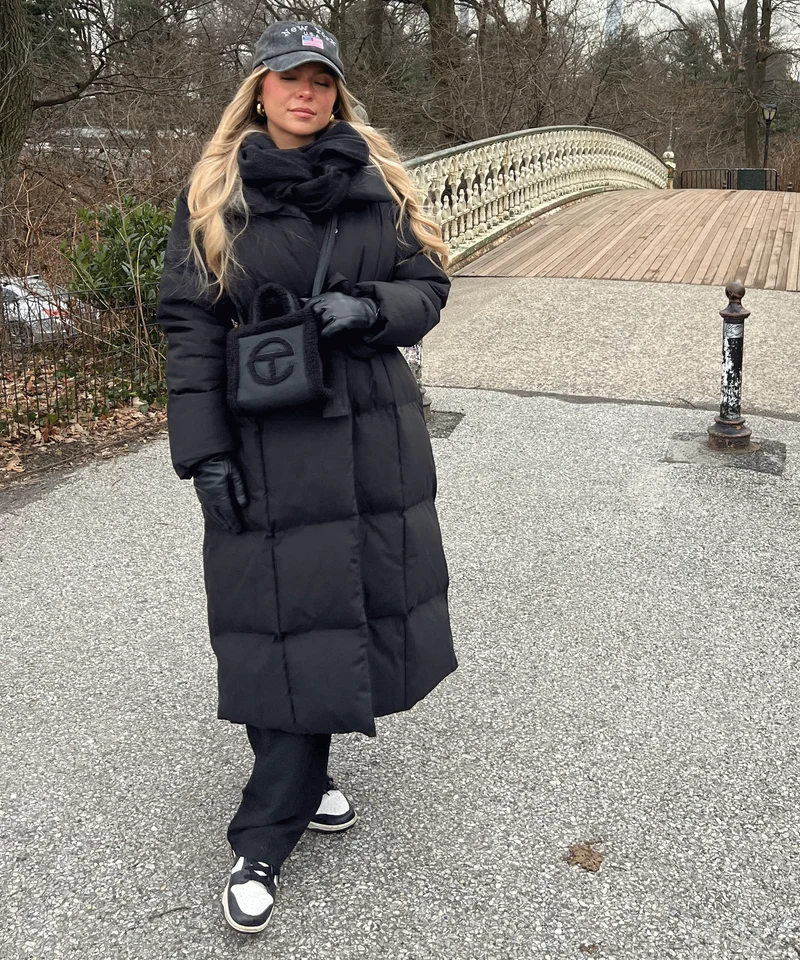 Oversize Parka Kyleih Schwarz