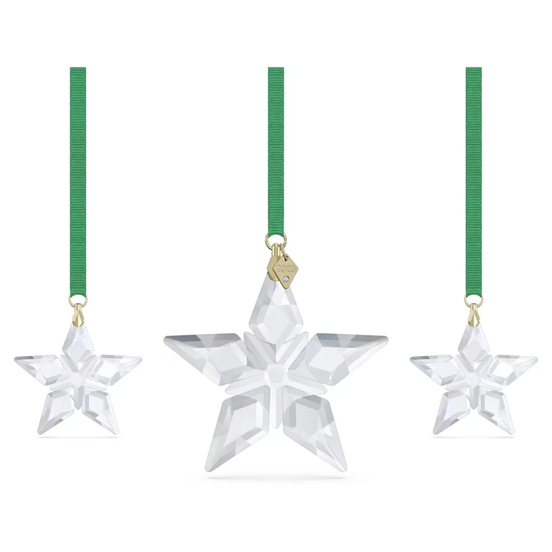 Swarovski Ornament Set Annual Edition Unisex Weihnachtsstern 2023 Klar 5649776
