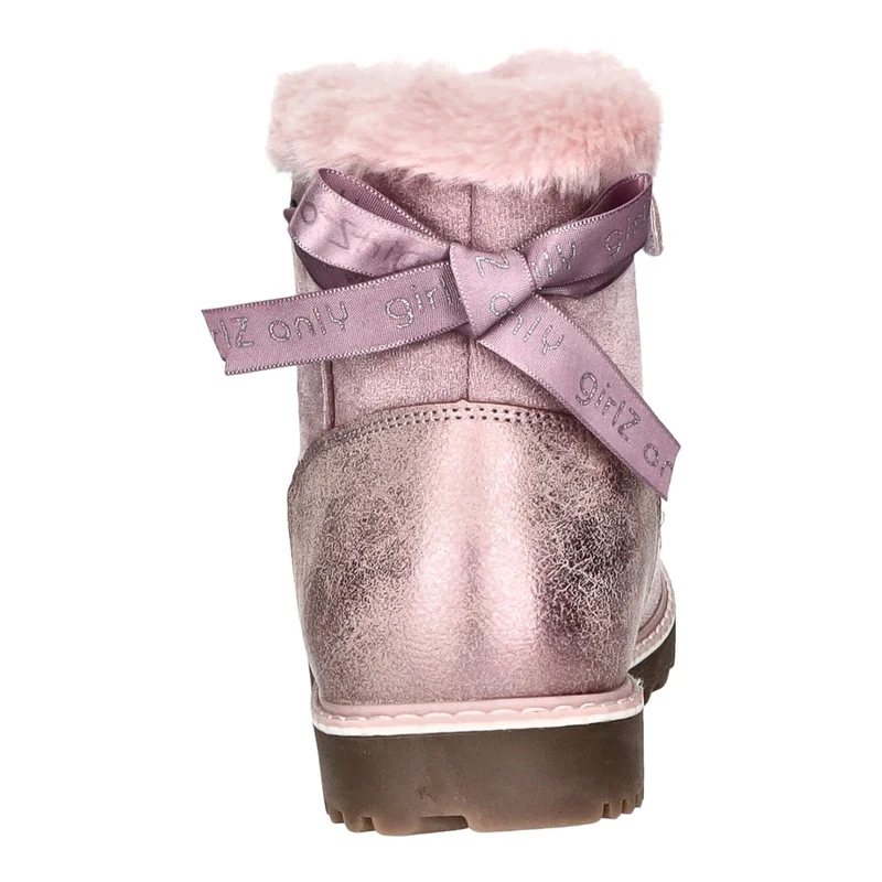 girlZ onlY Schlupf-/Klettstiefelette Warmfutter