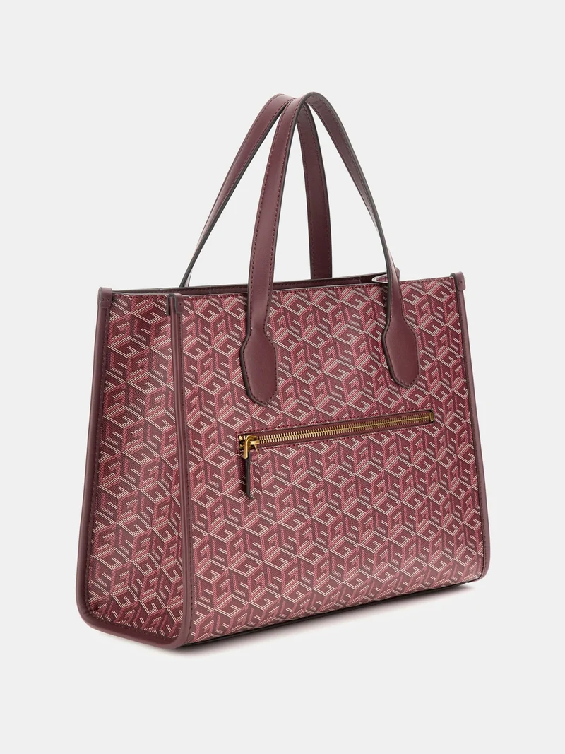 Guess Damen Handtasche Silvana G Cube Logo HWSC8665220MTG