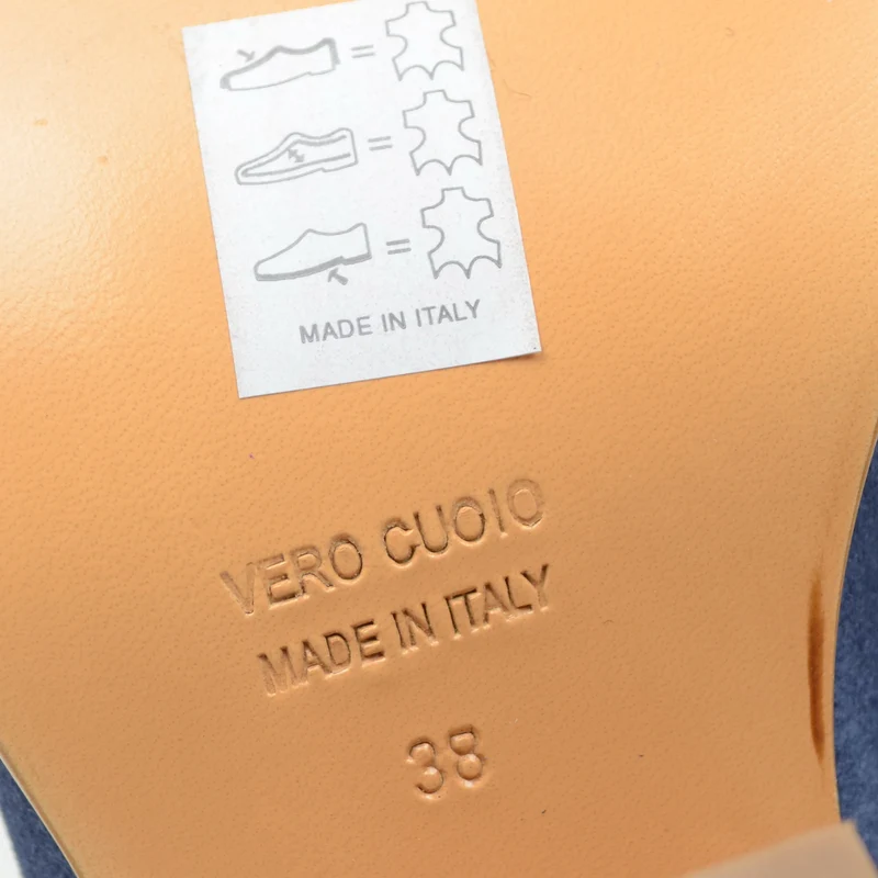 Stivaletti Texani Donna in Camoscio Avio con Zip