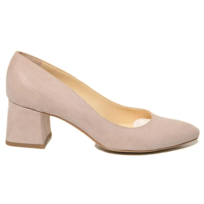 Scarpa Decolletè Donna Tacco Medio Eleganti Rosa