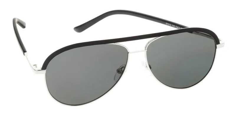 Liebeskind Damen Sonnenbrille schwarz-Matt/ Silber 57-12-145 10258-00620