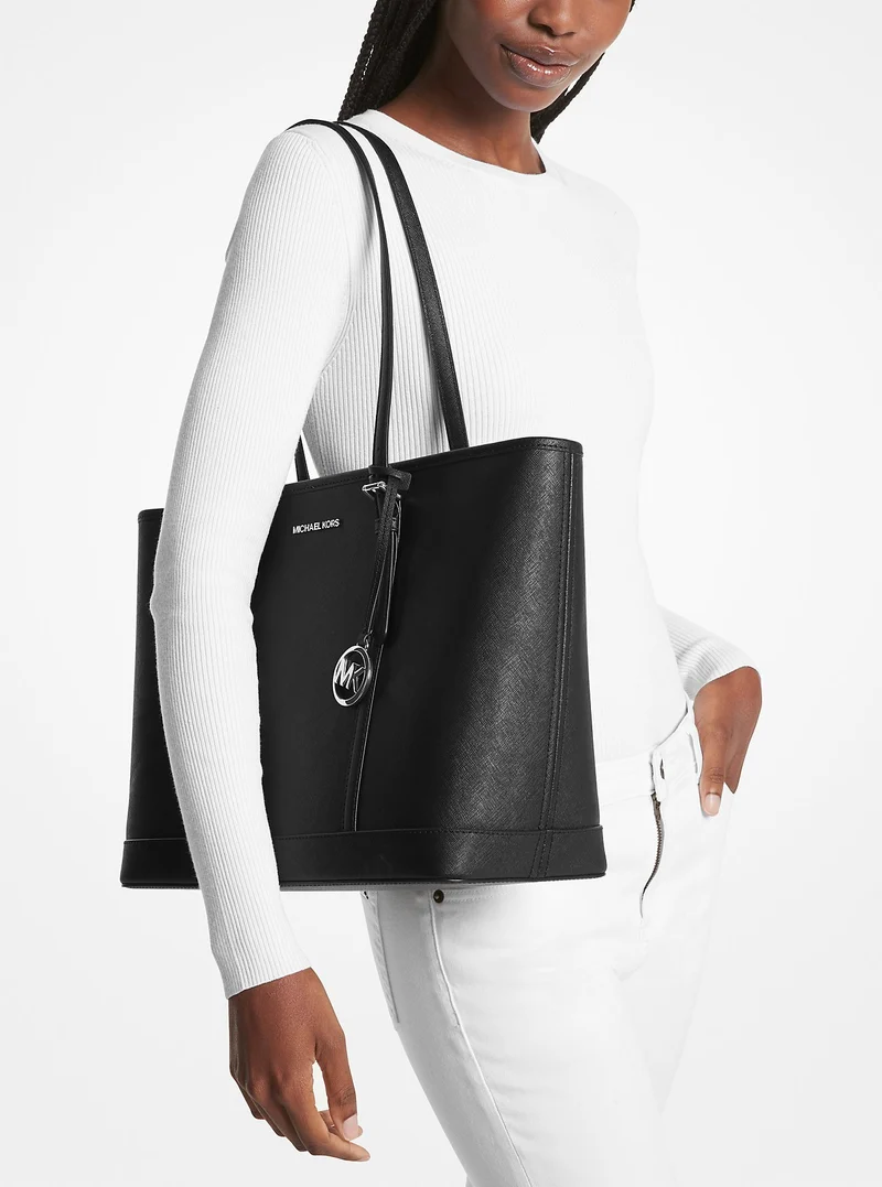 Michael Kors Damen Handtasche Jet Set Travel Tote BLACK 35T0STVL9L