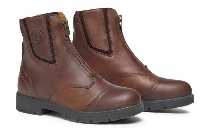 Mountain Horse Wild River waterdichte jodphur met rits, Bruin