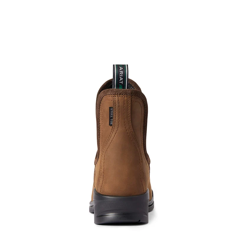Ariat Keswick H20 Jodphur Waterdicht Steel Toe, Dark Brown