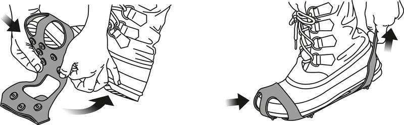 SIDAS WALK TRACTION Gummispikes für sicheren Halt
