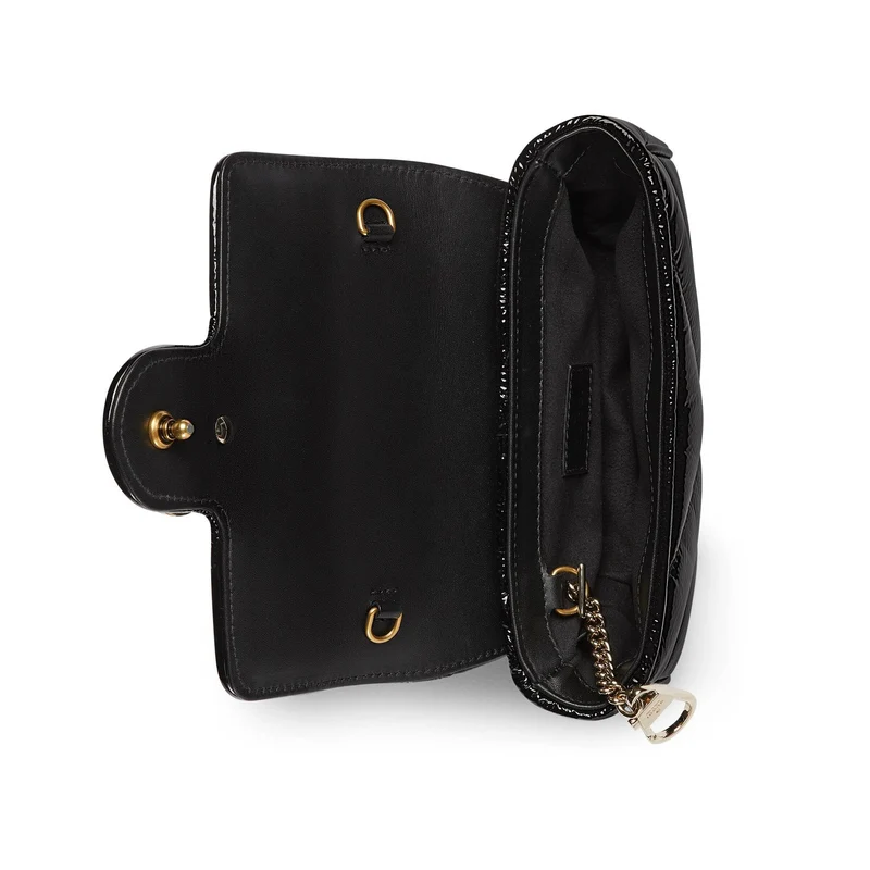 Gucci Handtasche Damen GG Marmont Super Mini Bag Schwarz 476433-AADP6-1000