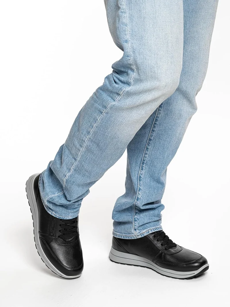 MATTEO Komfort Schnürschuhe schwarz Herren