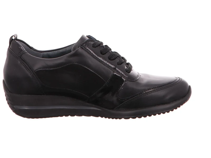 Waldläufer Damen Schnürhalbschuhe Himona Schnürschuh Schnürschuh Lederkombination