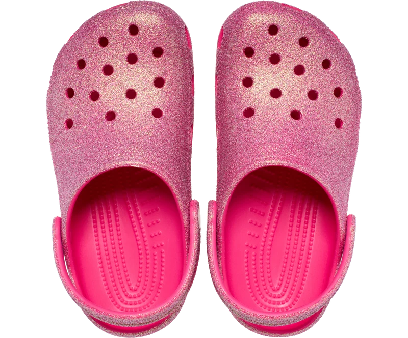 CROCS Schillernder Glitzer-Clog für Kinder - Drachenfrucht