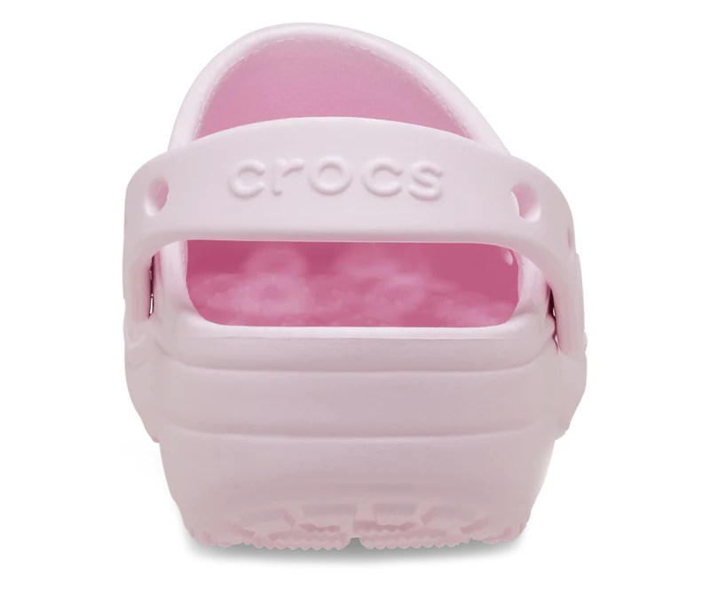 CROCS Kinder Clog mit Blumenmuster und Cut-Outs - Pink Milk