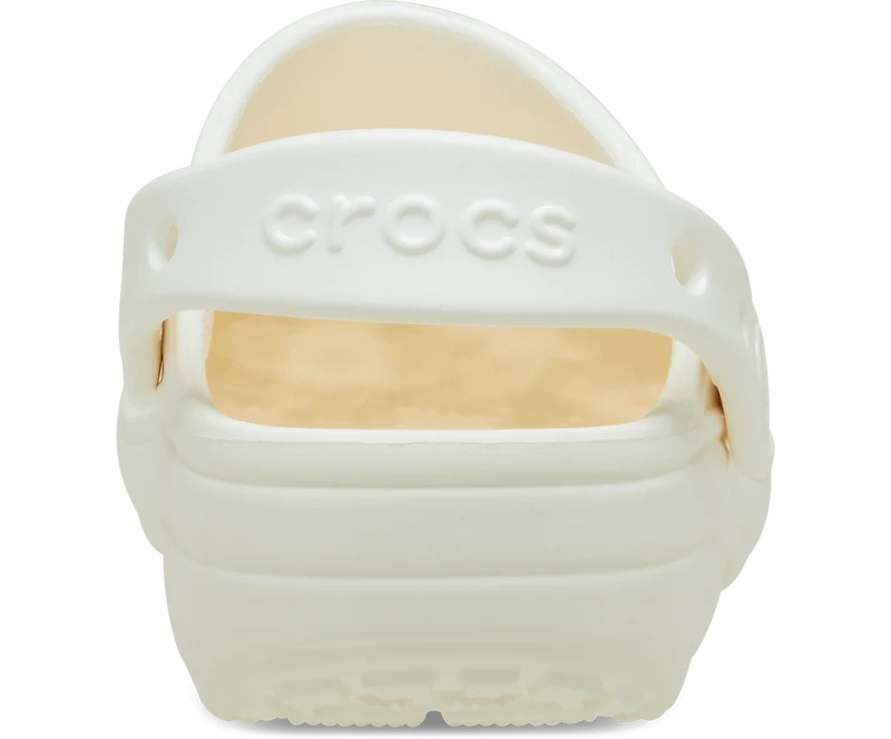 CROCS Kinder Clog mit Blumen-Ausschnitt - Kreide