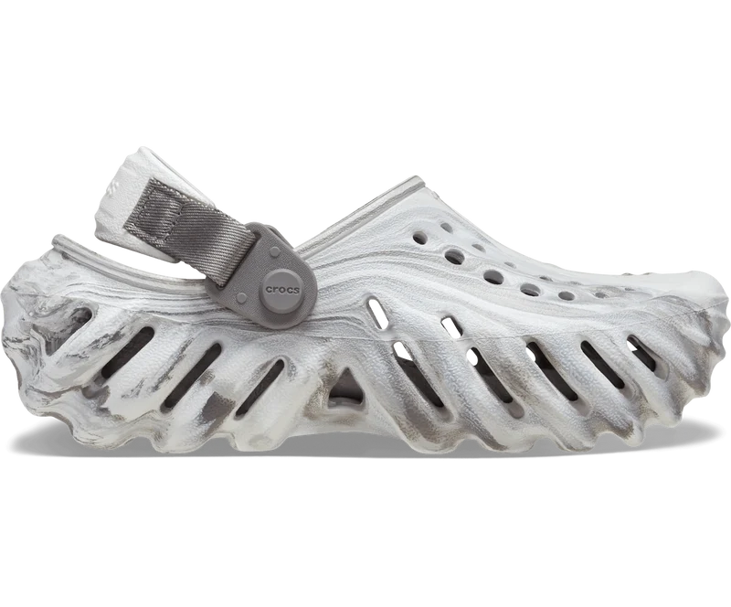 CROCS Kinder Echo Marbled Clog - Mondlicht