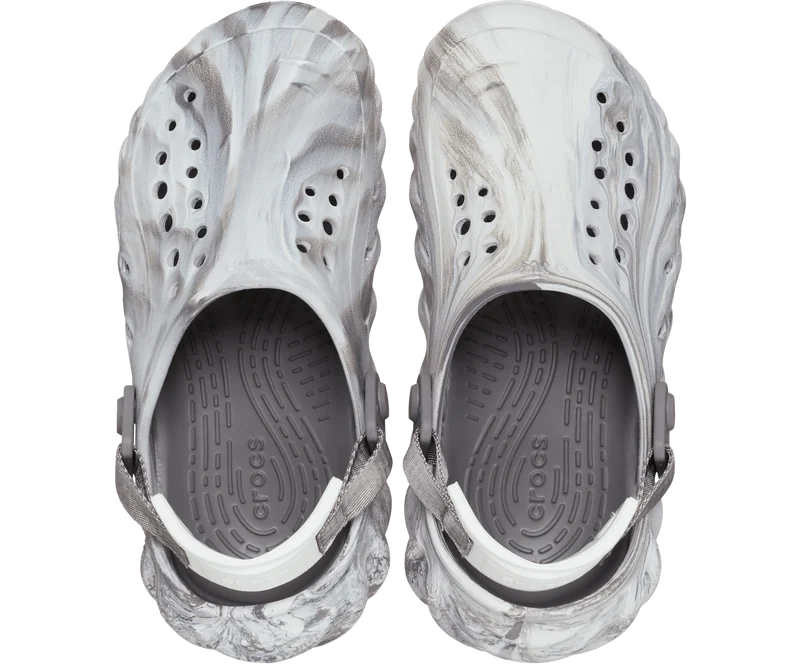 CROCS Kinder Echo Marbled Clog - Mondlicht