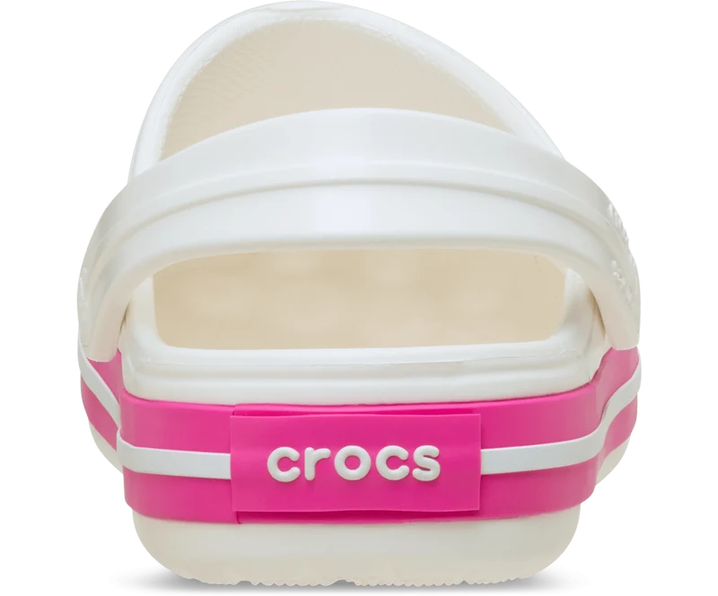 CROCS Kinder Crocband Clog - Weiß / Pink Crush