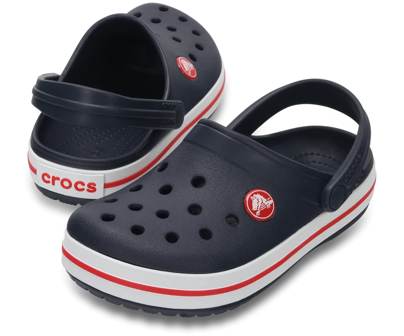 CROCS Kinder Crocband Clog - Marineblau / Rot