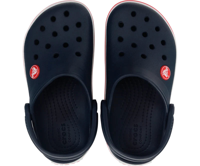 CROCS Kinder Crocband Clog - Marineblau / Rot