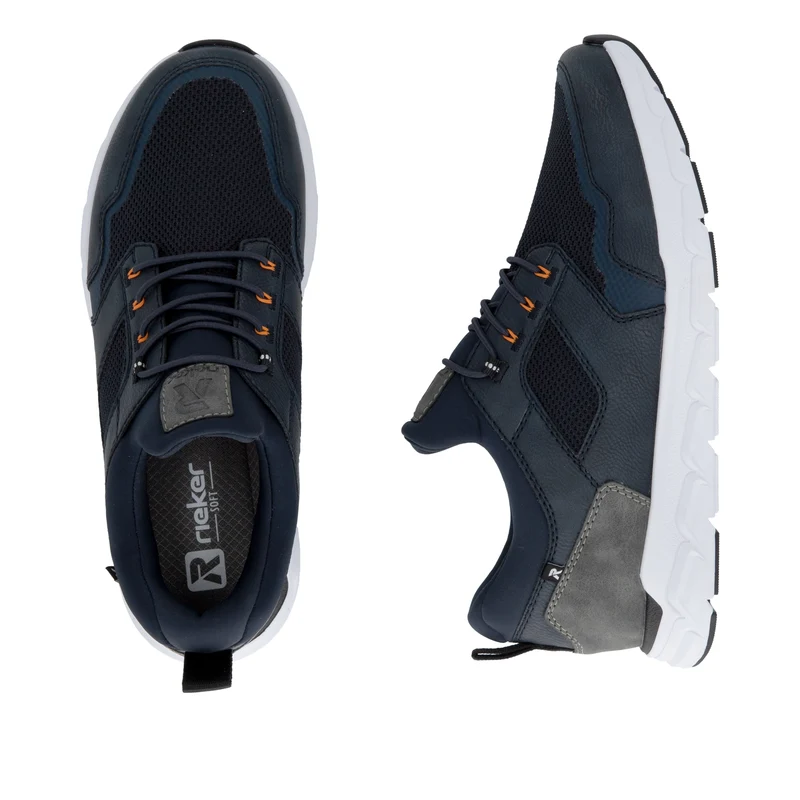 Rieker Herren-Sneakers zum Reinschlüpfen - Blau